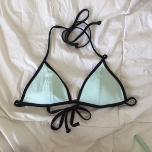 Victoria’s Secret PINK mint triangle bikini top